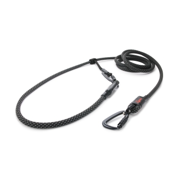 Preview: EASYLONG Hundeleine TWIST - L - 2m - blackpearl